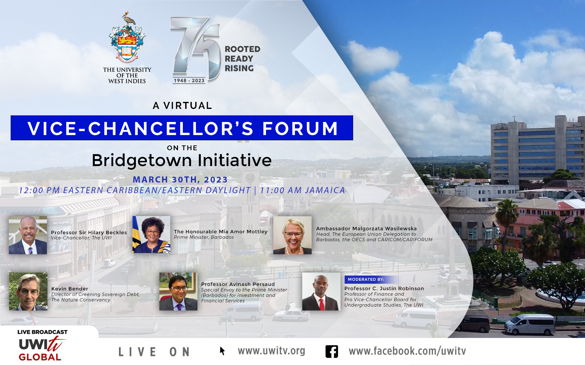 UWI Vice-Chancellor and Prime Minister Mottley share perspectives on The Bridgetown Initiative